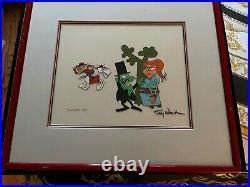 Jay Ward signed scene cel Dudley Do-Right Very Rare | Rare Warner Bros