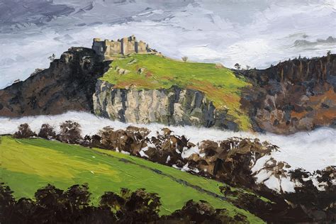 Carreg Cennen Castle, Carmarthenshire Oil on Canvas Carreg Cennen ...