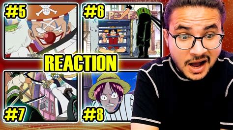 One Piece EP (5,6,7,8 ) reaction - YouTube