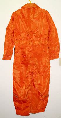 US Air Force CWU-1/P Orange Nylon Flight Suit (1961) | #141917647