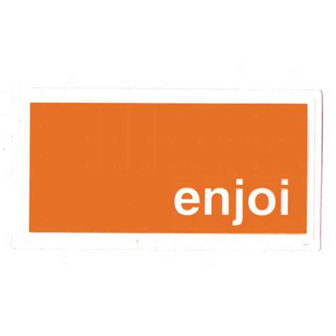 Enjoi Skateboards Enjoi Box Logo Skateboard Sticker - Enjoi Skateboards ...