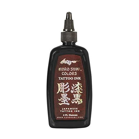 Kuro Sumi Colors Japanese Tattoo Ink Double Sumi (4 Oz) - Walmart.com ...