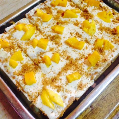 Mango Graham Cake, Food & Drinks on Carousell