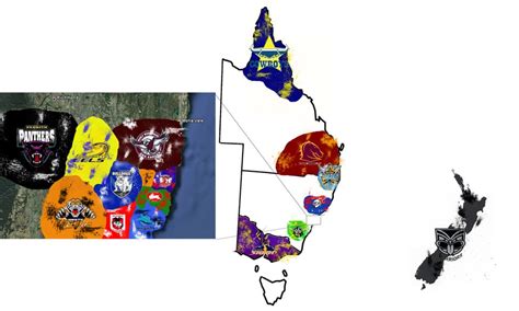 For those interested in NRL - A map of NRL fandom : sydney