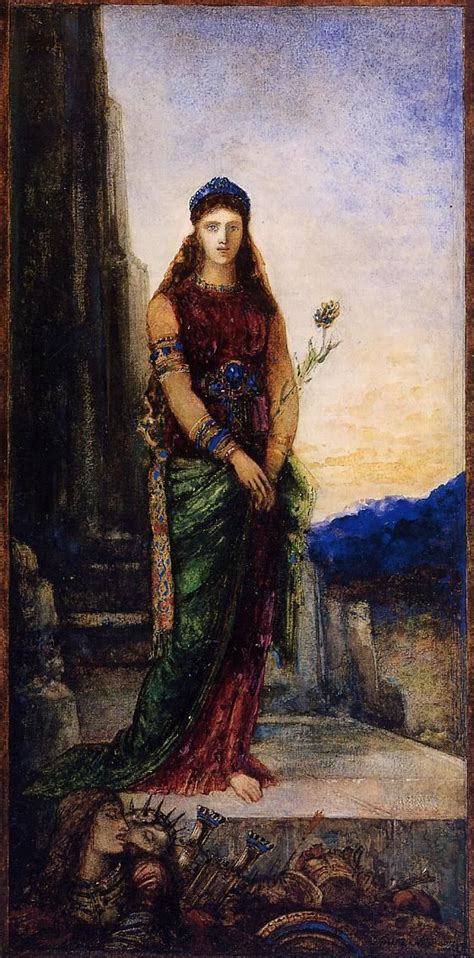 Helen on the Walls of Troy by Gustave Moreau on friends-of-art.net ...