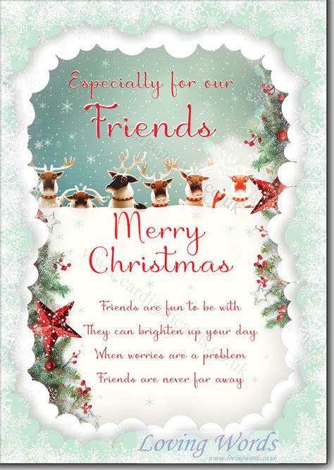 Our Friends at Christmas | Greeting Cards by Loving Words