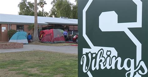 Parents camp out to get kids a spot at Sunnyslope High