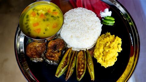 Village Style Very Simple Quick Lunch Thali !!! Veg Thali Recipe - Cooking Home