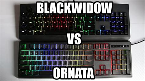 Razer Ornata Chroma VS Razer Blackwidow Chroma Comparison! - YouTube