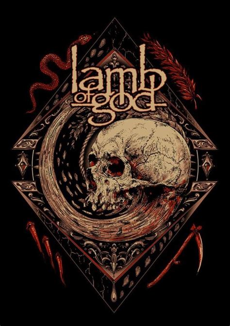 Metal Lamb Of God Polera- Cyc Skull Diagram Nu Metal Vestuario y Calzado eleven-blog.com