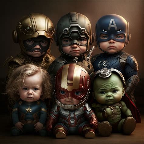 Baby Avengers by Arteiaman on DeviantArt