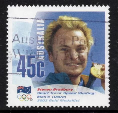 AUSTRALIA 2002 AUSTRALIAN Gold Medal Winners Winter Olympic Games, Stamp Vfu $1.00 - PicClick AU