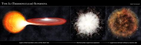 Evolution of a Type Ia supernova. Credit: NASA/CXC/M. Weiss