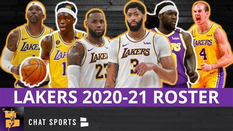 Lakers Roster Breakdown: Looking At ALL 20 Lakers Going Into Training ...