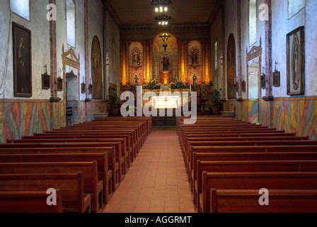 Santa Barbara Mission interior Stock Photo: 43892598 - Alamy