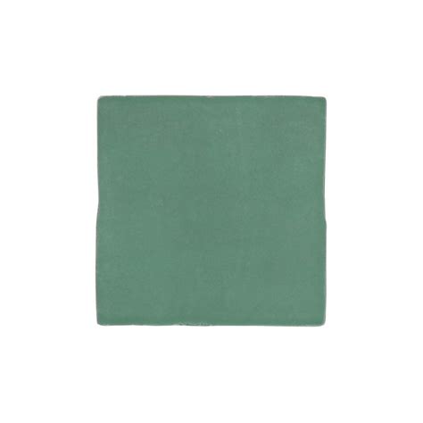 Verona Flash Turquoise Ceramic Wall Tile 13x13cm, Pack of 38