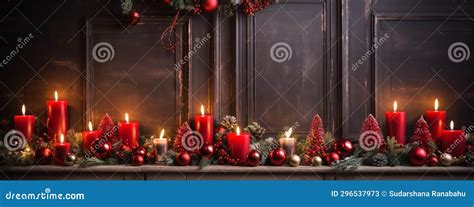 Retro Christmas wallpaper stock image. Image of plant - 296537973