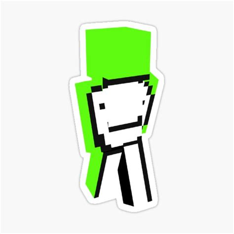 "Dream Minecraft Skin" Sticker for Sale by rylee2020 | Redbubble