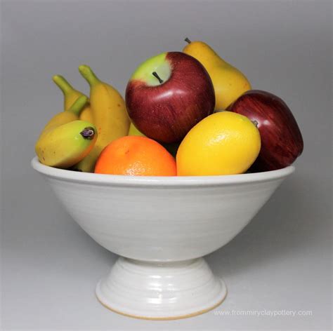 Handmade Pottery Fruit Bowl by From Miry Clay Pottery