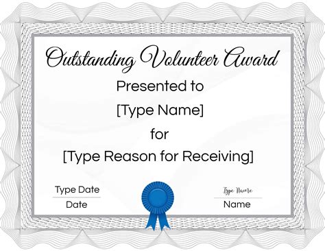 FREE Volunteer Certificate Template | Many Designs are Available