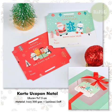 Jual Kartu Ucapan Natal Model Insert Isi 5 Pcs | Shopee Indonesia