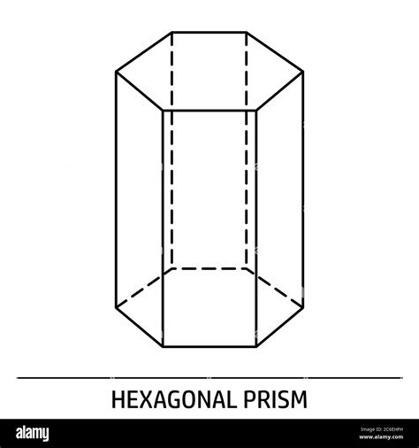 Hexagonal Prism outline icon Stock Vector Image & Art - Alamy