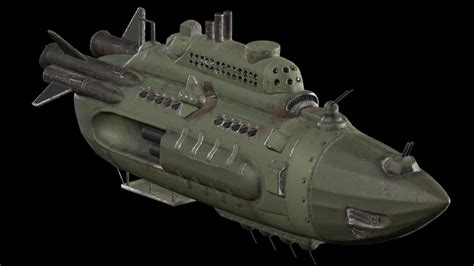 Military Armored Destroyer Airship Free download - Download Free 3D model by Even Topland ...