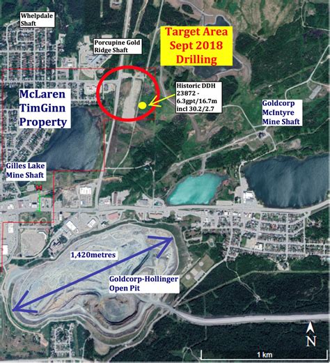 McLaren Commences Drill Program at TimGinn Property Adjacent to Hollinger Mine, Timmins, Ontario