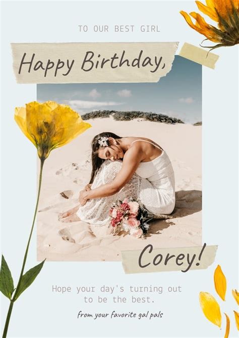 Free, printable, customizable birthday posters | Canva