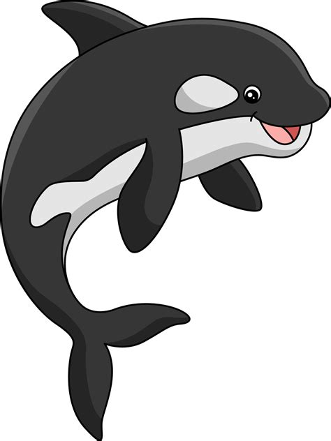 Killer Whale Cartoon Colored Clipart Illustration 6458260 Vector Art at Vecteezy