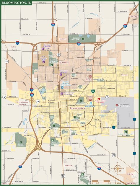 Bloomington & Normal Metro Map | Digital| Creative Force