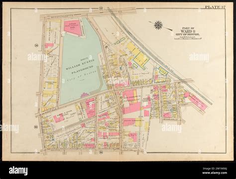 Atlas of the city of Boston, Roxbury : plate 37 , Boston Mass., Maps ...