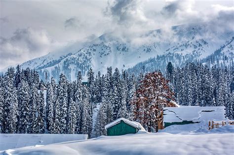 HD wallpaper: happy snow fall, kashmir, murree, pakistan, snowfall in ...