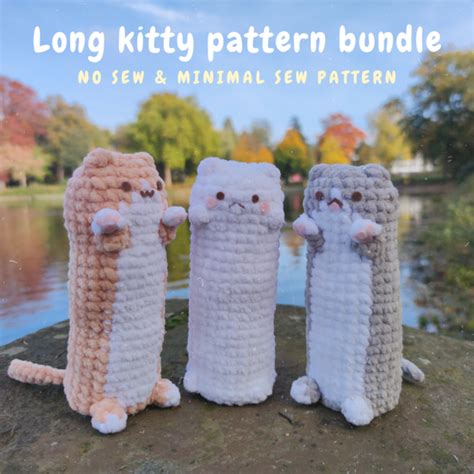 Long Cat Pattern Bundle: Crochet pattern | Ribblr