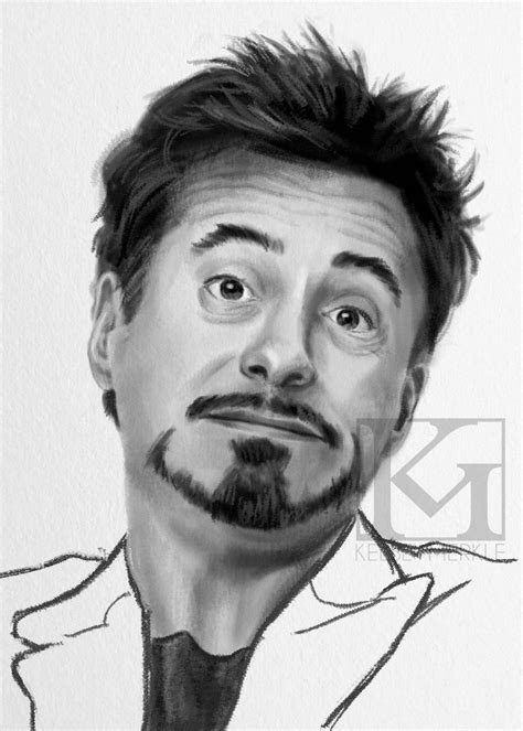 Robert Downey Jr. Marvel Fan Art Print Celebrity Portrait - Etsy