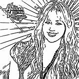 Hannah Montana Coloring Pages sketch template
