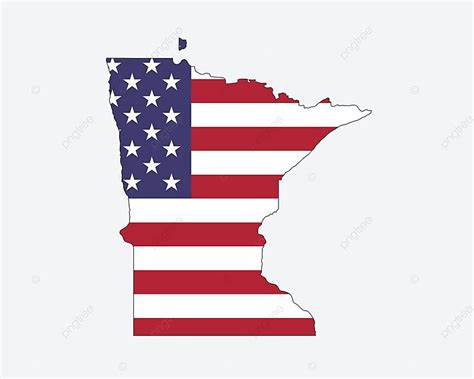 Minnesota Map Usa Flag Illustration Graphic Svg Vector, Illustration ...