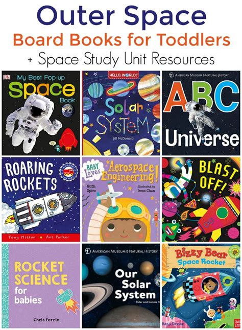 Space Books for Toddlers (Board Book Edition + Space Study Unit)