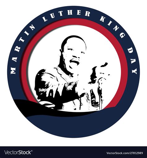 Martin luther king jr Royalty Free Vector Image