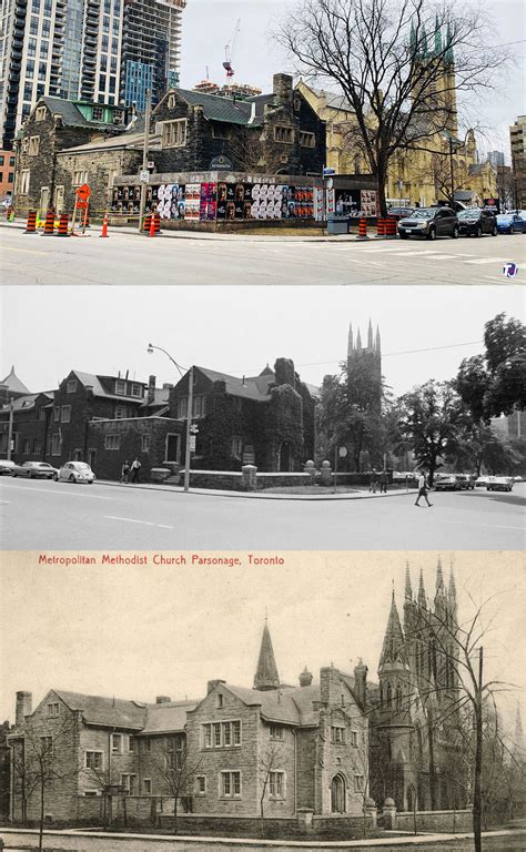 Metropolitan United Church in 1911, 1972 and 2023 - Toronto Then & Now