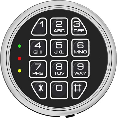 Buy Safe Replacement Lock Chrome Digital Keypad Electronic Lock ...