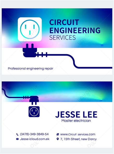 Electrician repair service business card template template image_picture free download 466936327 ...