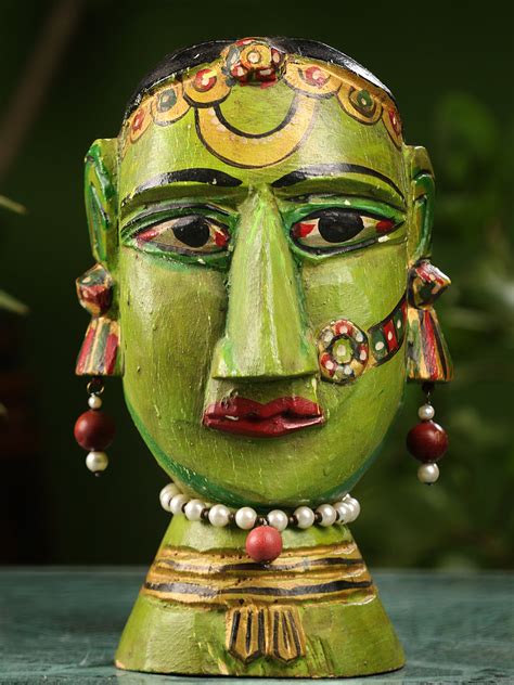 Maa Amba Wooden Sculpture – Revive Home