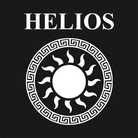 Helios Ancient Greek God of the Sun Symbol - Helios - T-Shirt | TeePublic