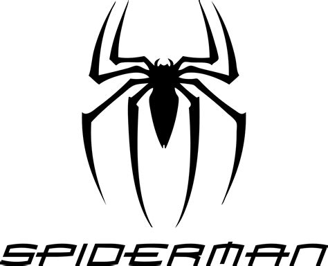 Spiderman Logo With Text transparent PNG - StickPNG