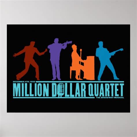 Million Dollar Quartet On Stage Poster | Zazzle.com