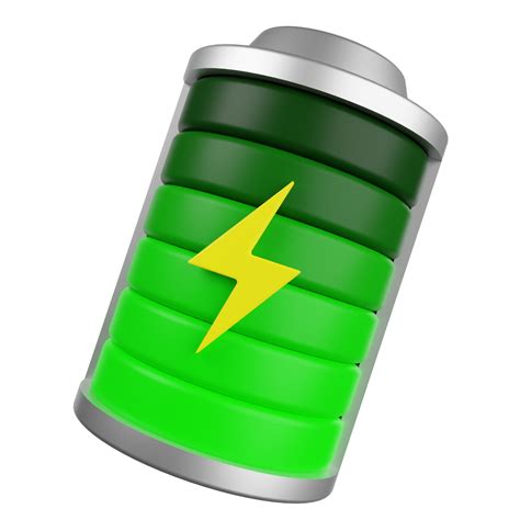 Battery Charge 3D Illustration 10979694 PNG