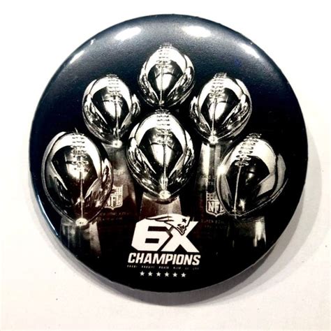 New England Patriots Six Time Super Bowl Lombardi Trophy - Etsy