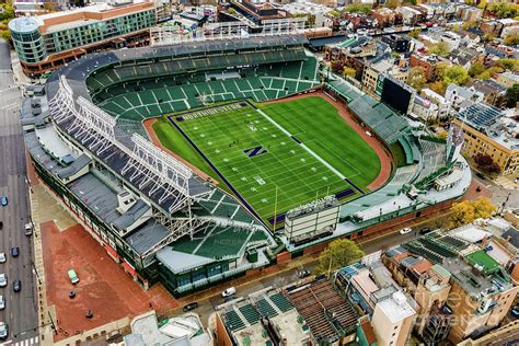 Wrigley Field Football Photograph by Dan Dunn | Pixels