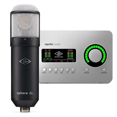 UAD Apollo Solo HE & Sphere LX Modeling Microphone Bundle at Gear4music